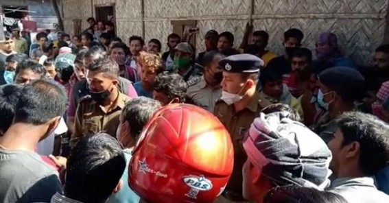 Journalists face harassment while collecting news of unpaid ONGC staff, who blockade roads in Hawaibari under Teliamura PS Journalists face harassment while collecting news of unpaid ONGC staff, who blockade roads in Hawaibari under Teliamura PS